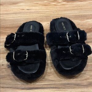 Nine West Furry Sandals